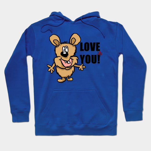 Love You! Hoodie by andersonartstudio